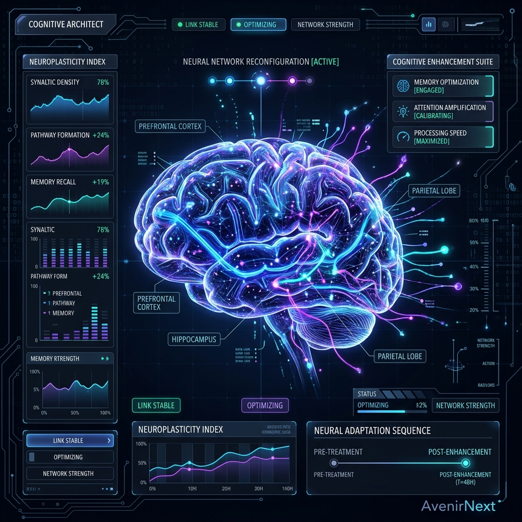 Neuroplasticity and personal growth illustration