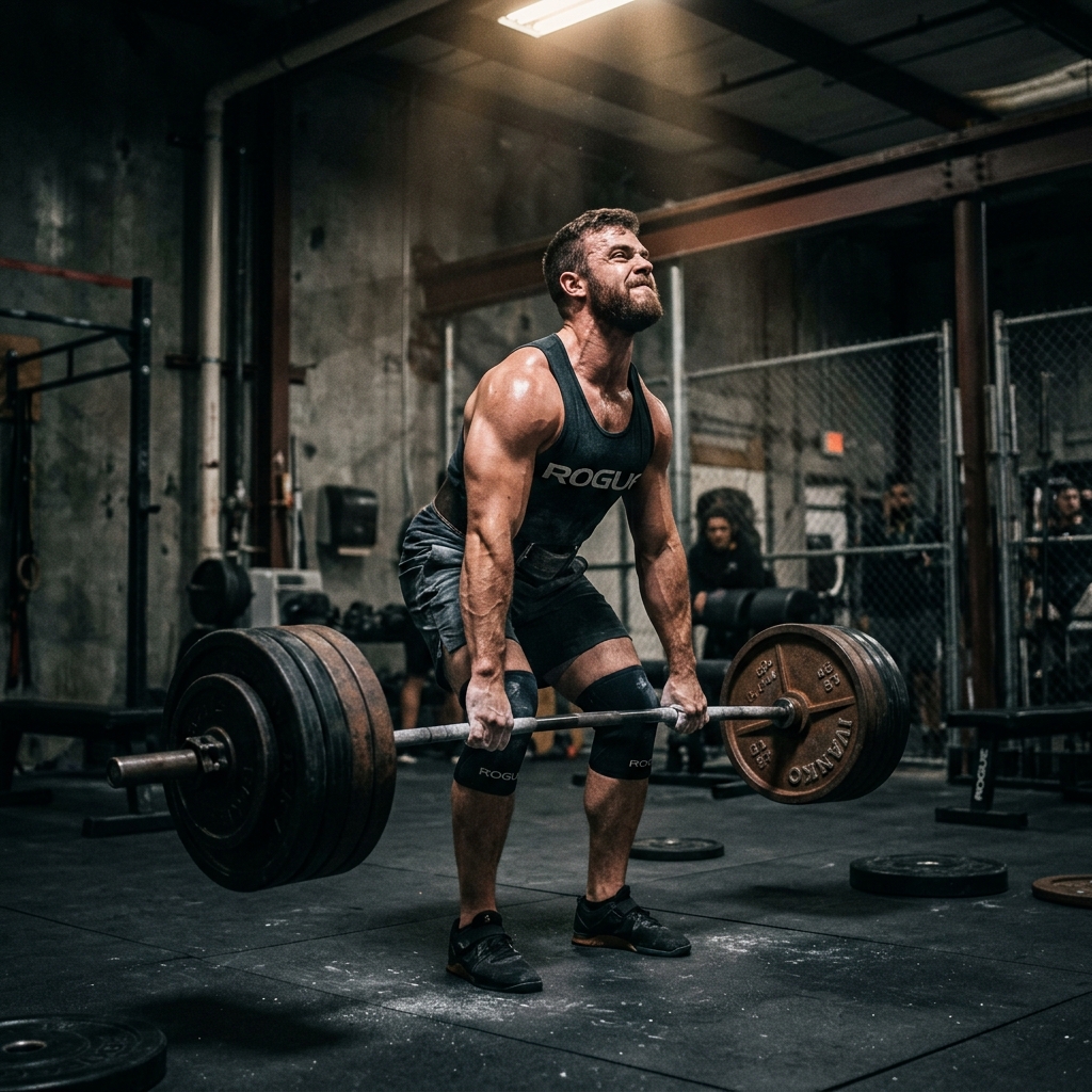 Image depicting intense physical training reflecting discipline and hardship