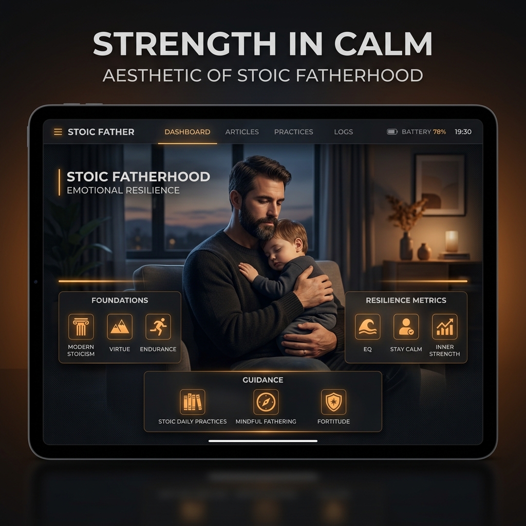 Father and child engaging in a meaningful conversation, highlighting emotional connection and resilience in fatherhood