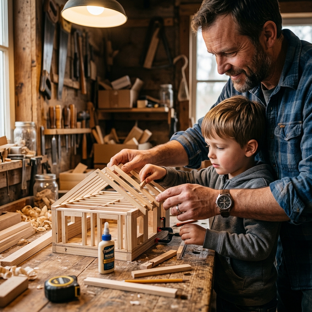 A father reflecting on his journey towards modern parenting, emphasizing resilience and growth