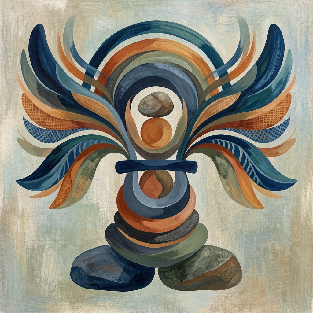 A serene environment symbolizing emotional health, resilience, and the journey of modern masculinity