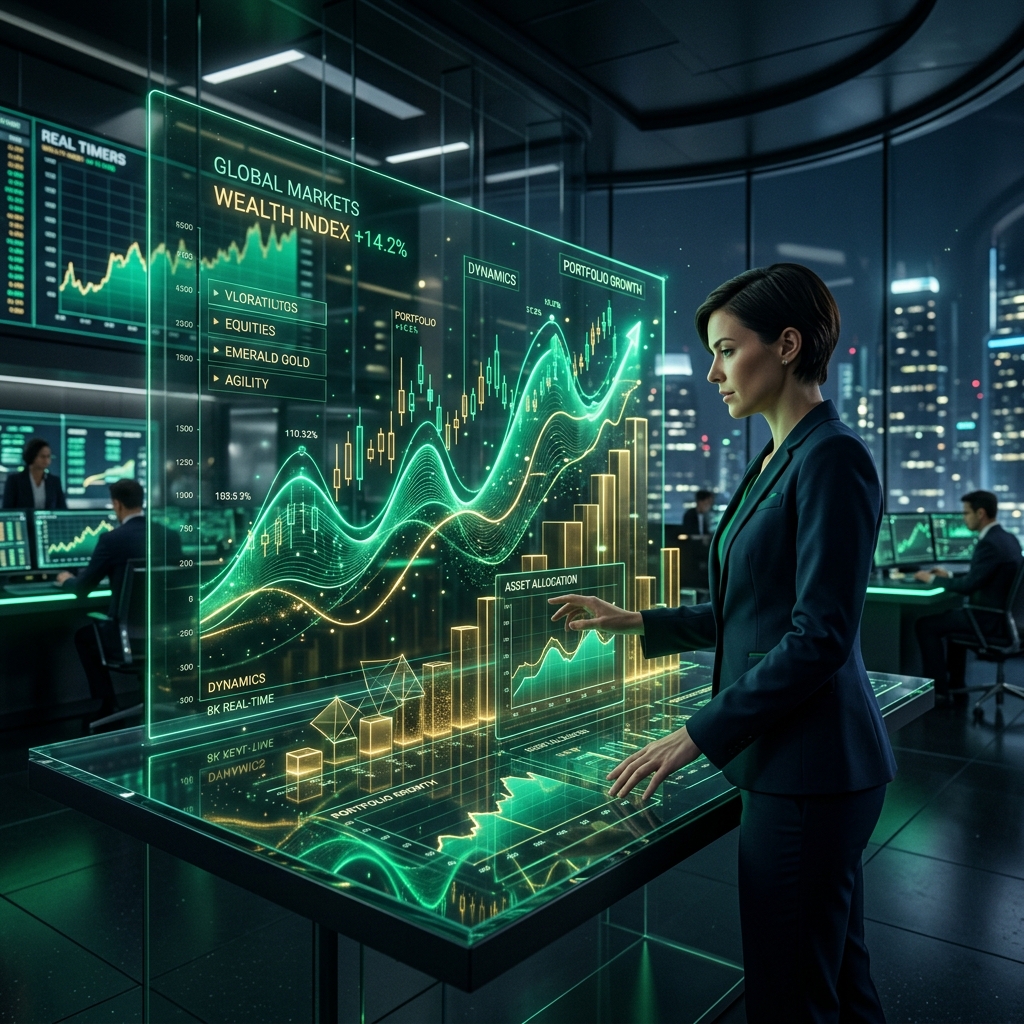 A focused individual analyzing financial data, representing the essence of financial agility