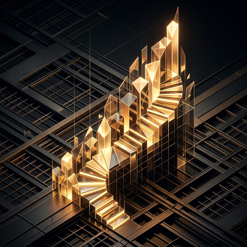 A thematic representation of financial independence and wealth building